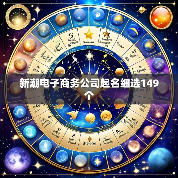 新潮电子商务公司起名细选149个