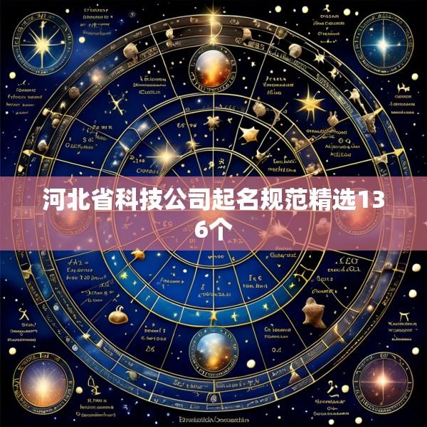 河北省科技公司起名规范精选136个