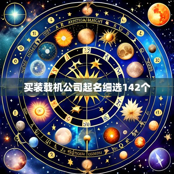 买装载机公司起名细选142个