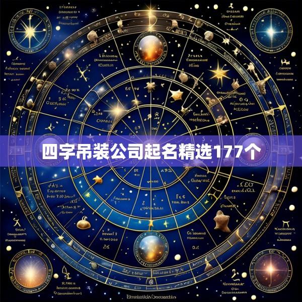 四字吊装公司起名精选177个