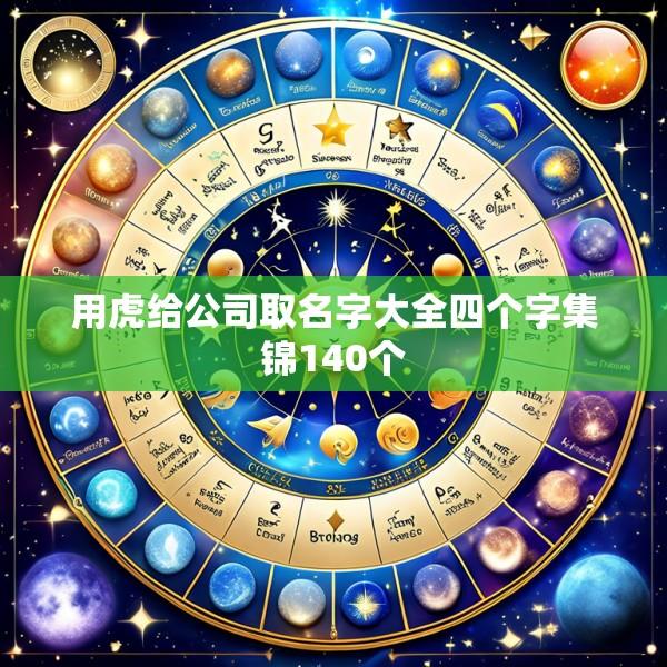 用虎给公司取名字大全四个字集锦140个