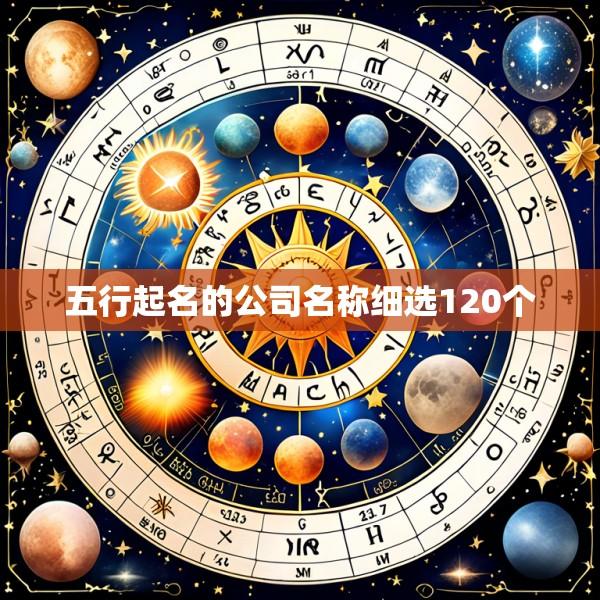 五行起名的公司名称细选120个