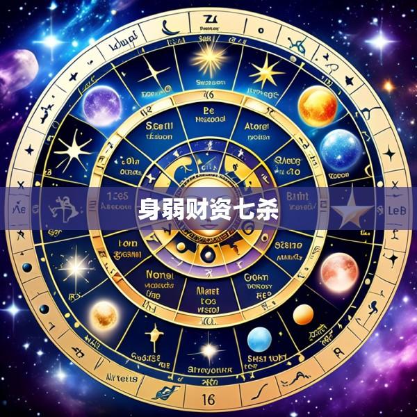 身弱财资七杀