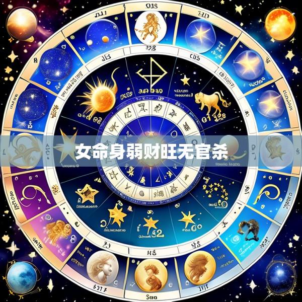 女命身弱财旺无官杀